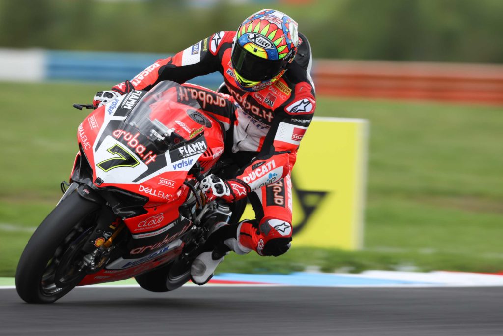 worldsbk free practice: chaz davies tops fp1 as rea fights back in fp2