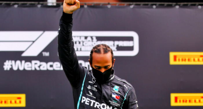 Lewis Hamilton in support of athletes' protests against Jacob Blake shooting