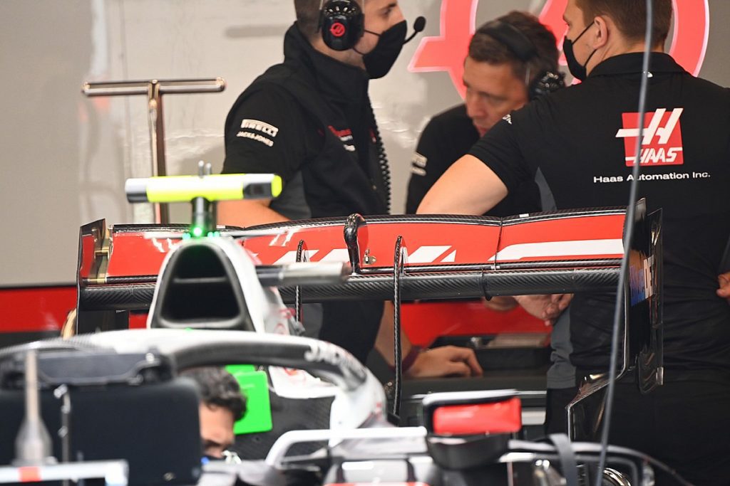 Trials to new low downforce wings at Spa-Francorchamps by Formula 1 teams