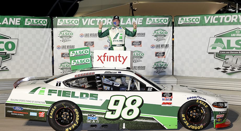 Chase Briscoe gets his eight Xfinity win this season in Las Vegas playoffs