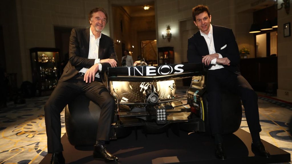 Ineos makes £700m bid to buy Mercedes F1 team