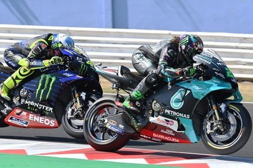 Quartararo leads a 1-2 Petronas SRT in the Emilia Romagna MotoGP opening practice