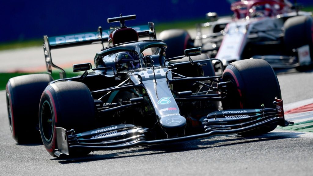 hamilton leads second practice at monza as norris takes third