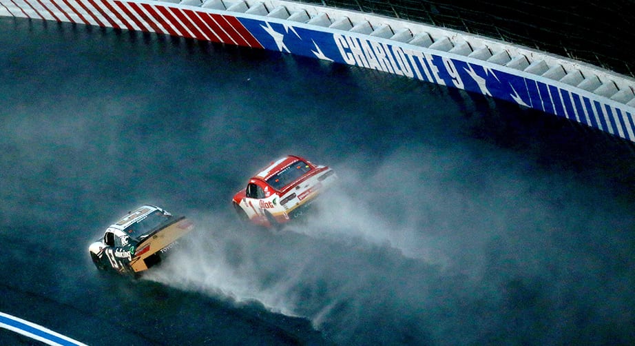 Allmendiger wins wet Xfinity race at Charlotte Roval