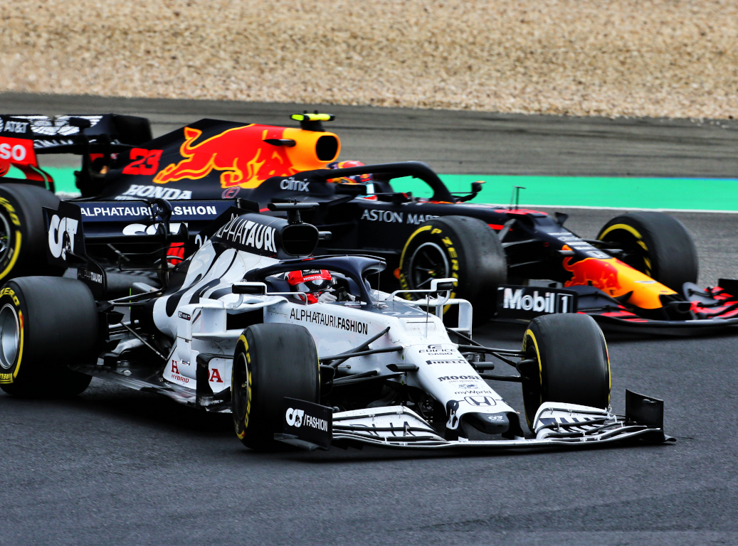 Albon clash Pierre Gasly and Daniil Kvyat Eifel Grand Prix
