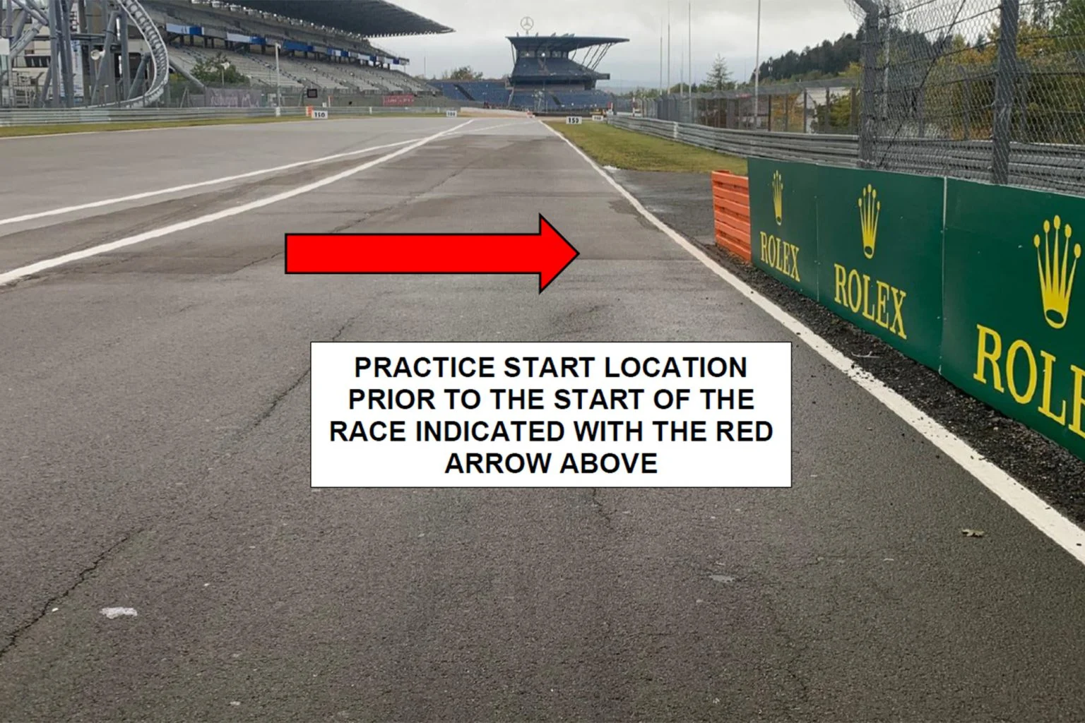 Practice start nurburgring eifel gp