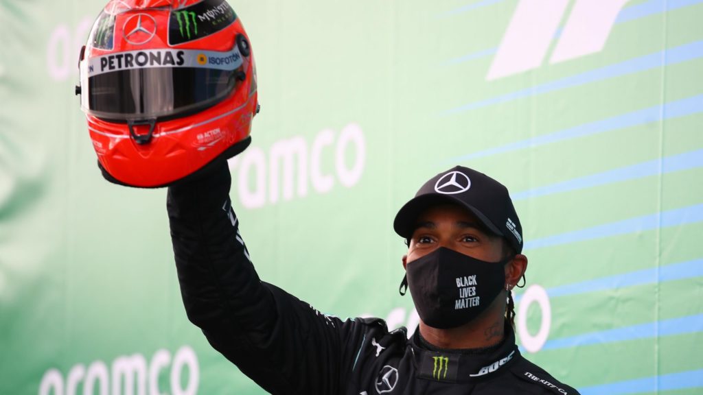 Eifel GP: Hamilton wins the Nurburgring race as he matches Schumacher's wins record