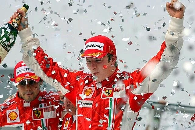 kimi raikkonen win 2007 world champion