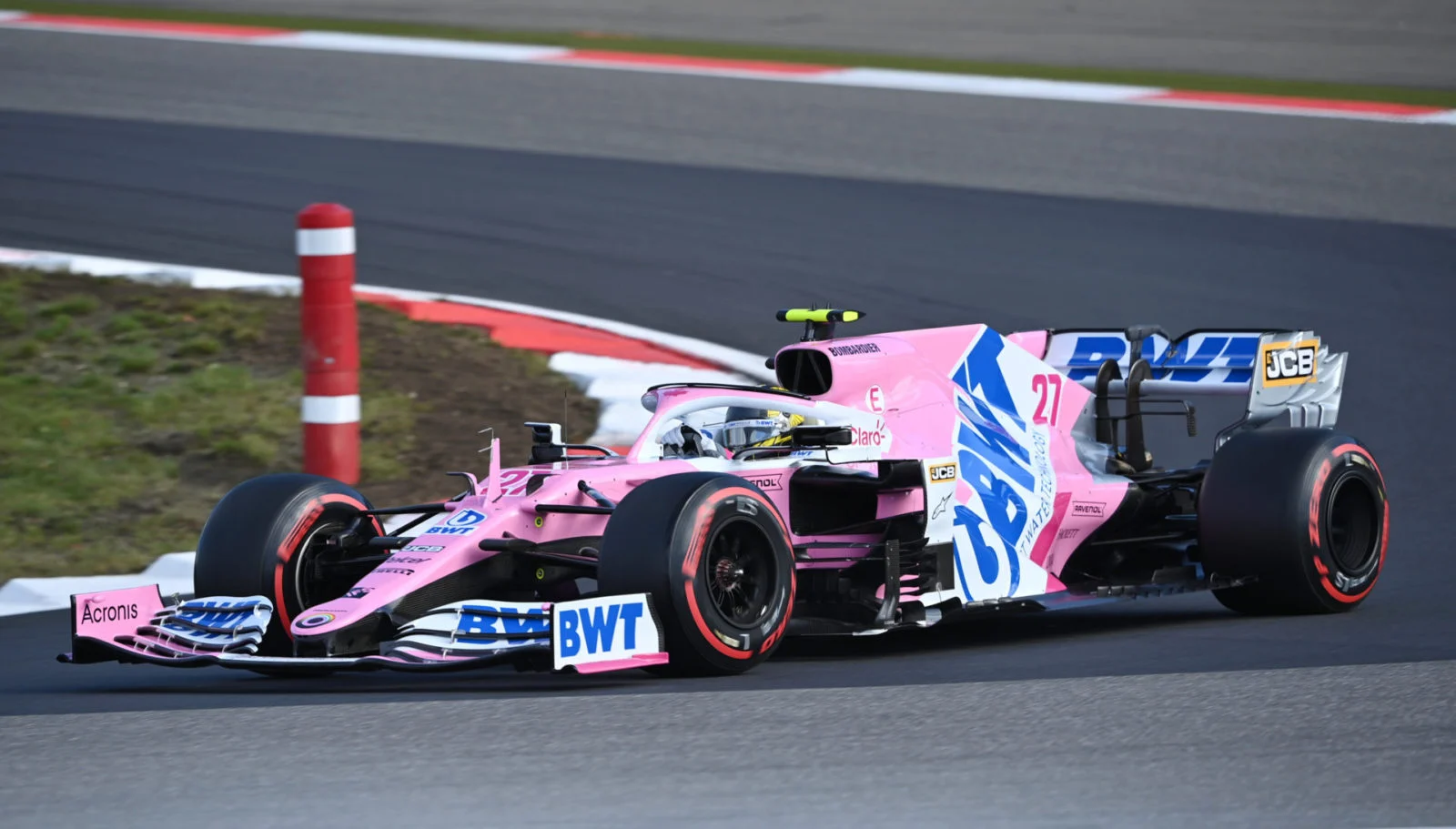 nico hulkenberg on the racing point rp20