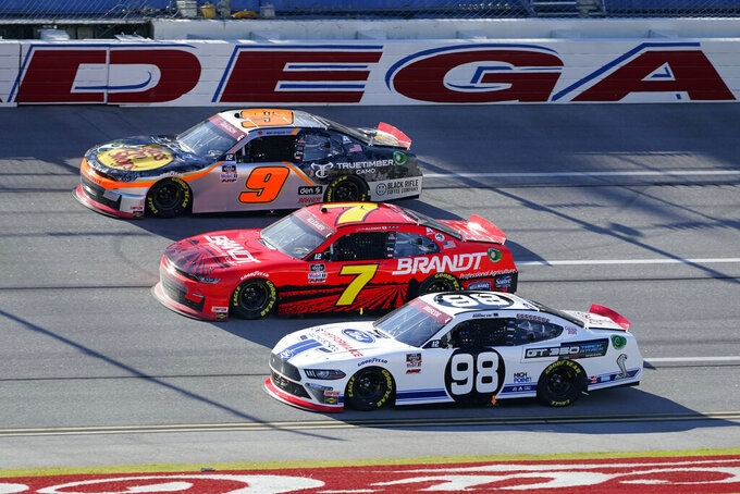 Justin Haley wins the season-sweep of Xfinity series at Talladega