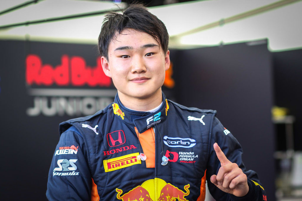 yuki tsunoda to have his first f1 test with alphatauri