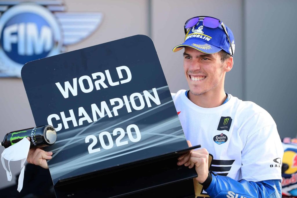 morbidelli wins valencia motogp as mir takes the championship title for suzuki