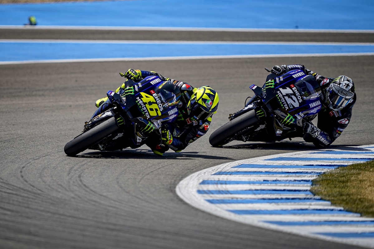 Poor performance for works Yamaha as Vinales and Rossi finnish 10th and 12th respactively
