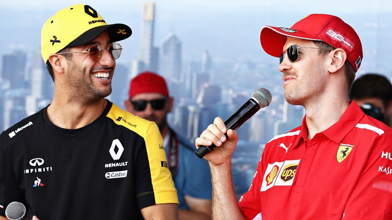 Ricciardo hoping to swap helmets with Vettel