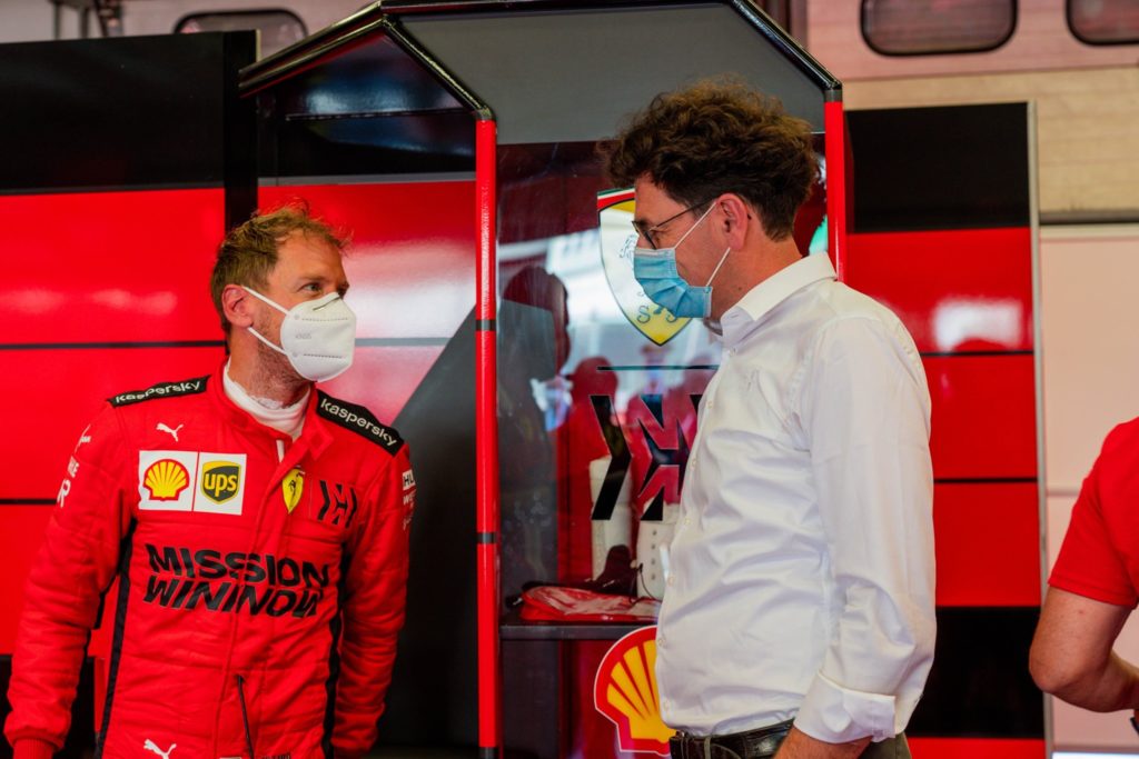 binotto not on the list of sebastian vettel’s favourites as he leaves ferrari