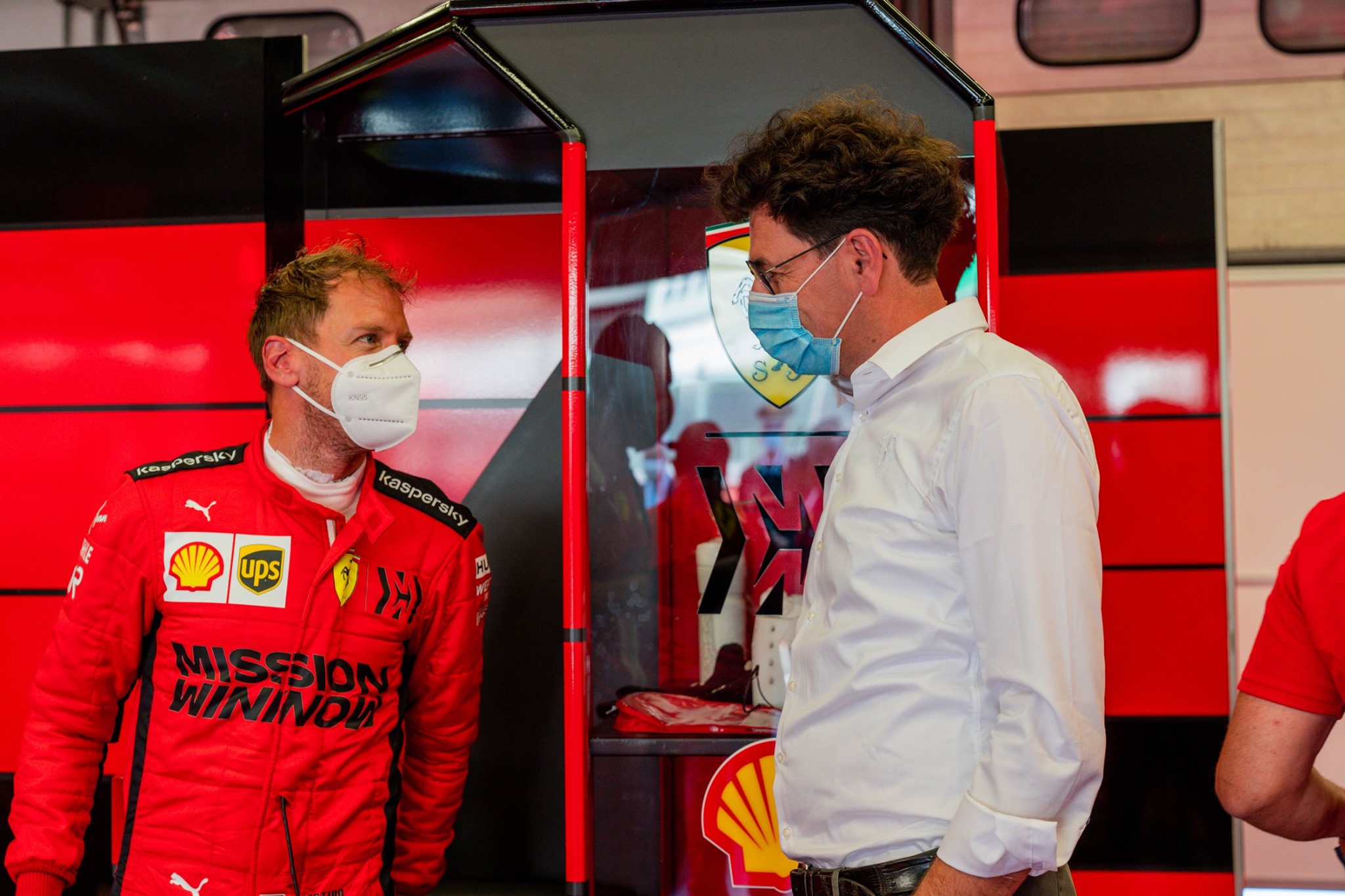 Binotto not on the list of Sebastian Vettel's favourites as he leaves Ferrari