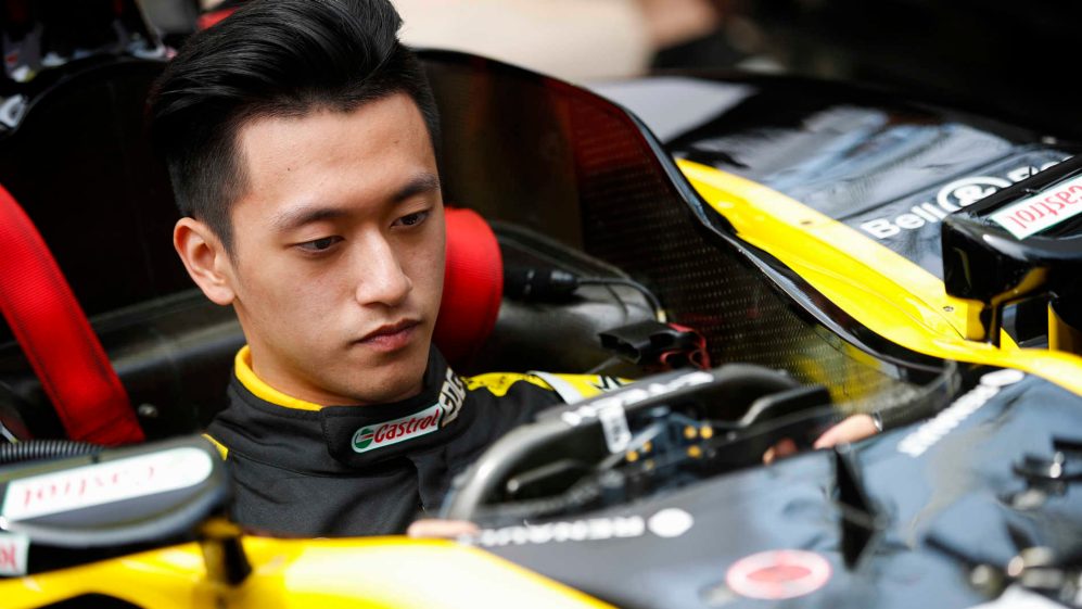 F2 driver Guanyu Zhou to have a young driver test with Renault in Abu Dhabi