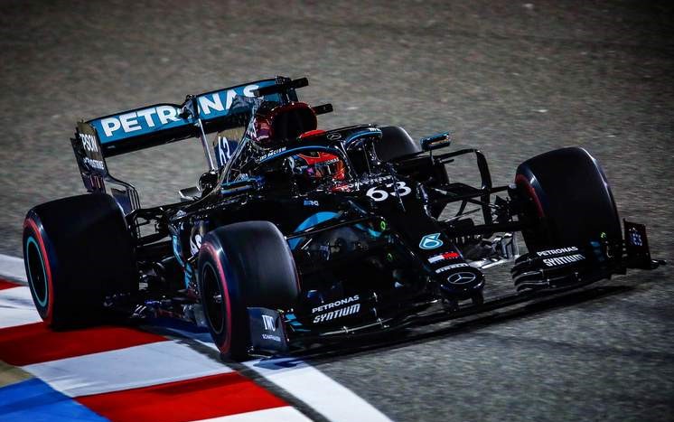 Russell's FP1 win Sakhir Grand Prix Mercedes