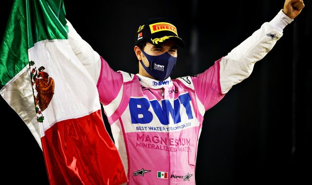 racing point had to fly their spare parts in a private jet for sakhir gp