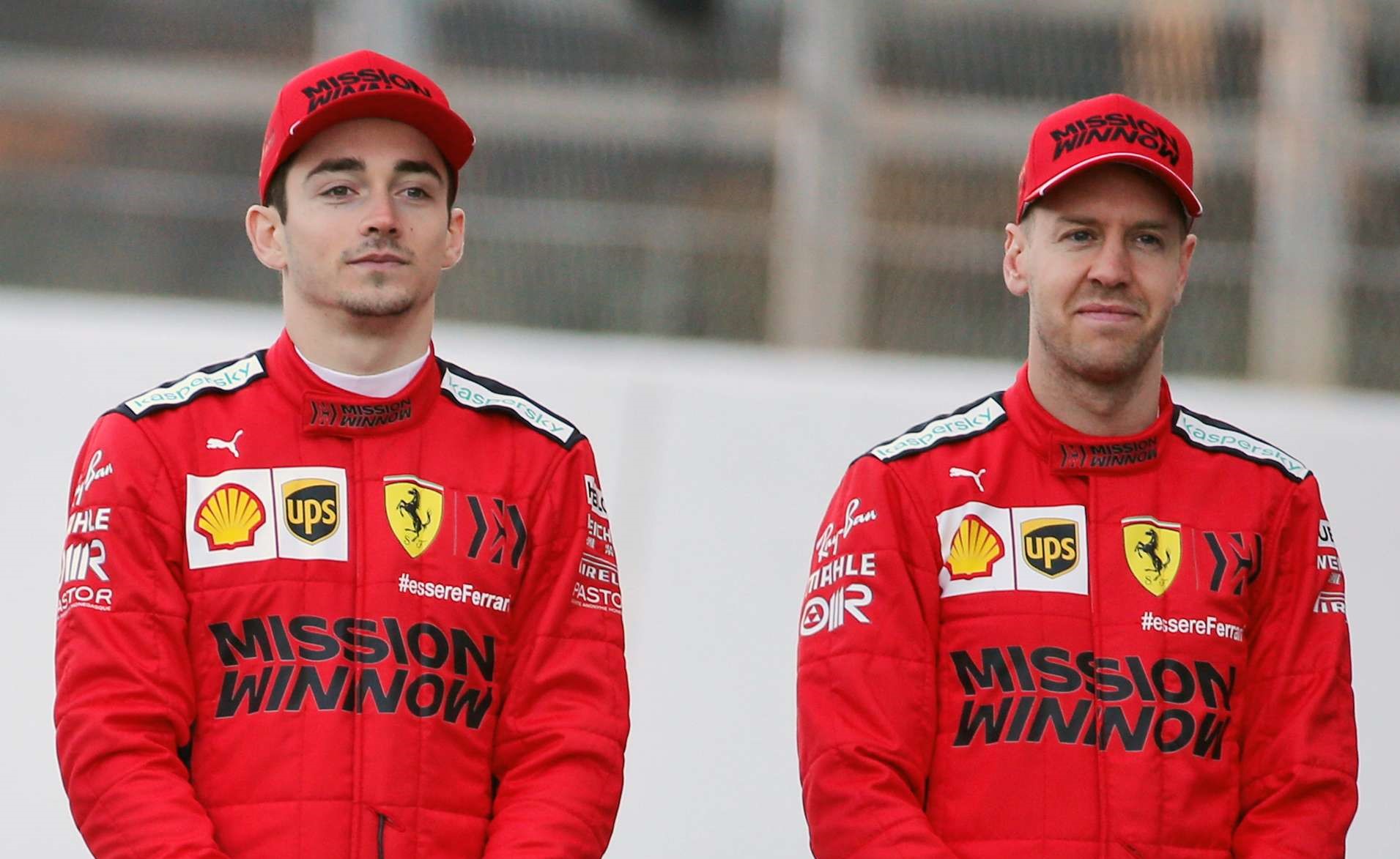 Sebastian Vettel Charles Leclerc 2020 Bahrain Grand Prix
