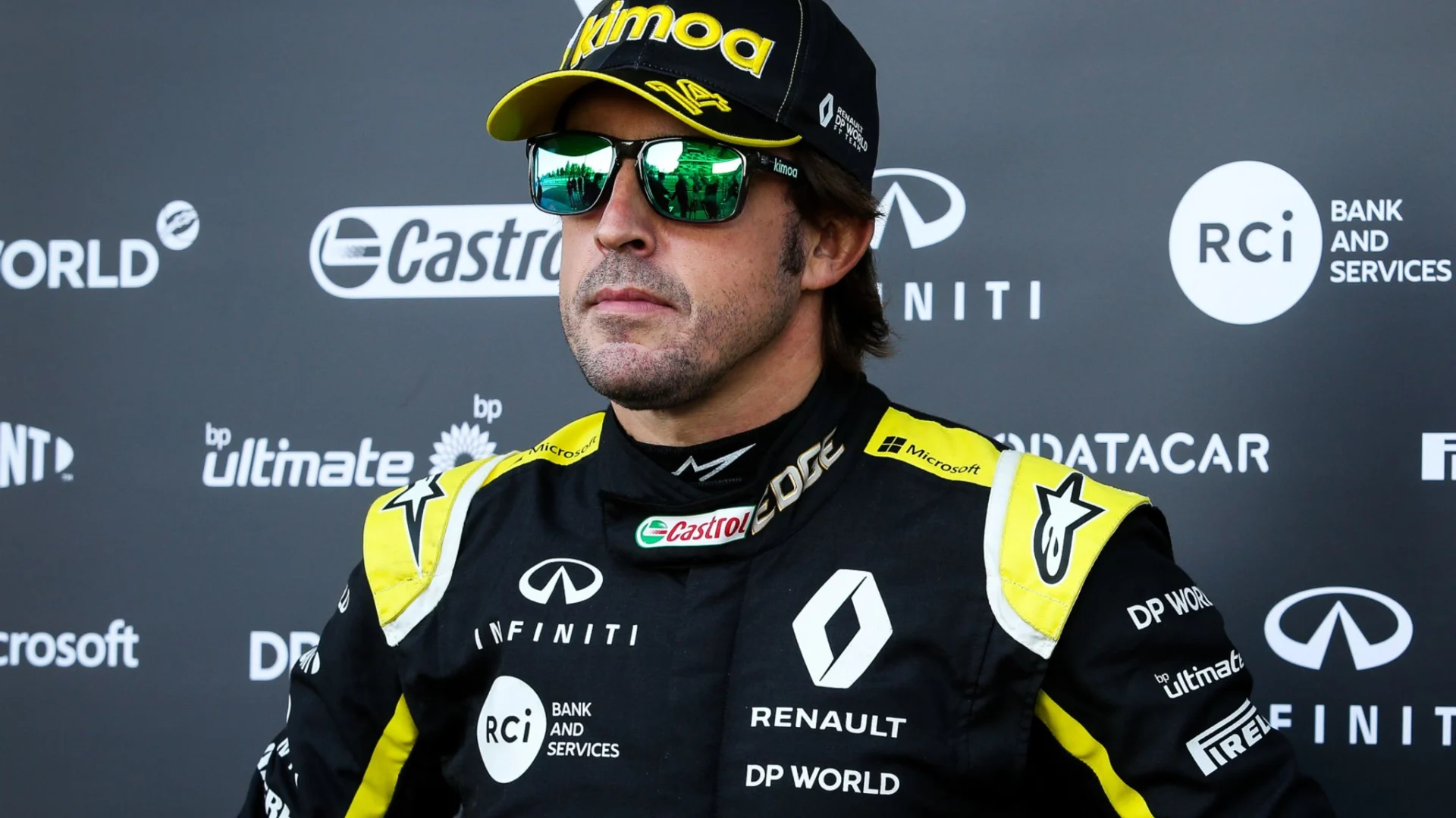 two time world champion Fernando Alonso who is set to take a post season young drivers test with Renault