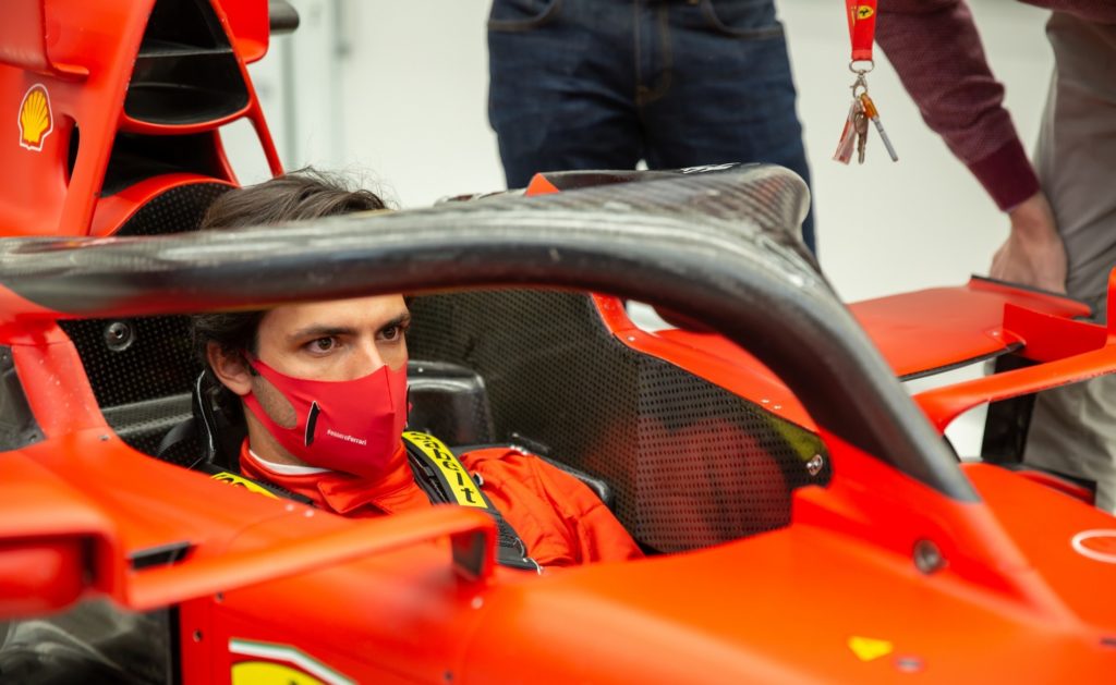 carlos sainz gets first class treatment at ferrari after being given a test unlike vettel and ricciardo