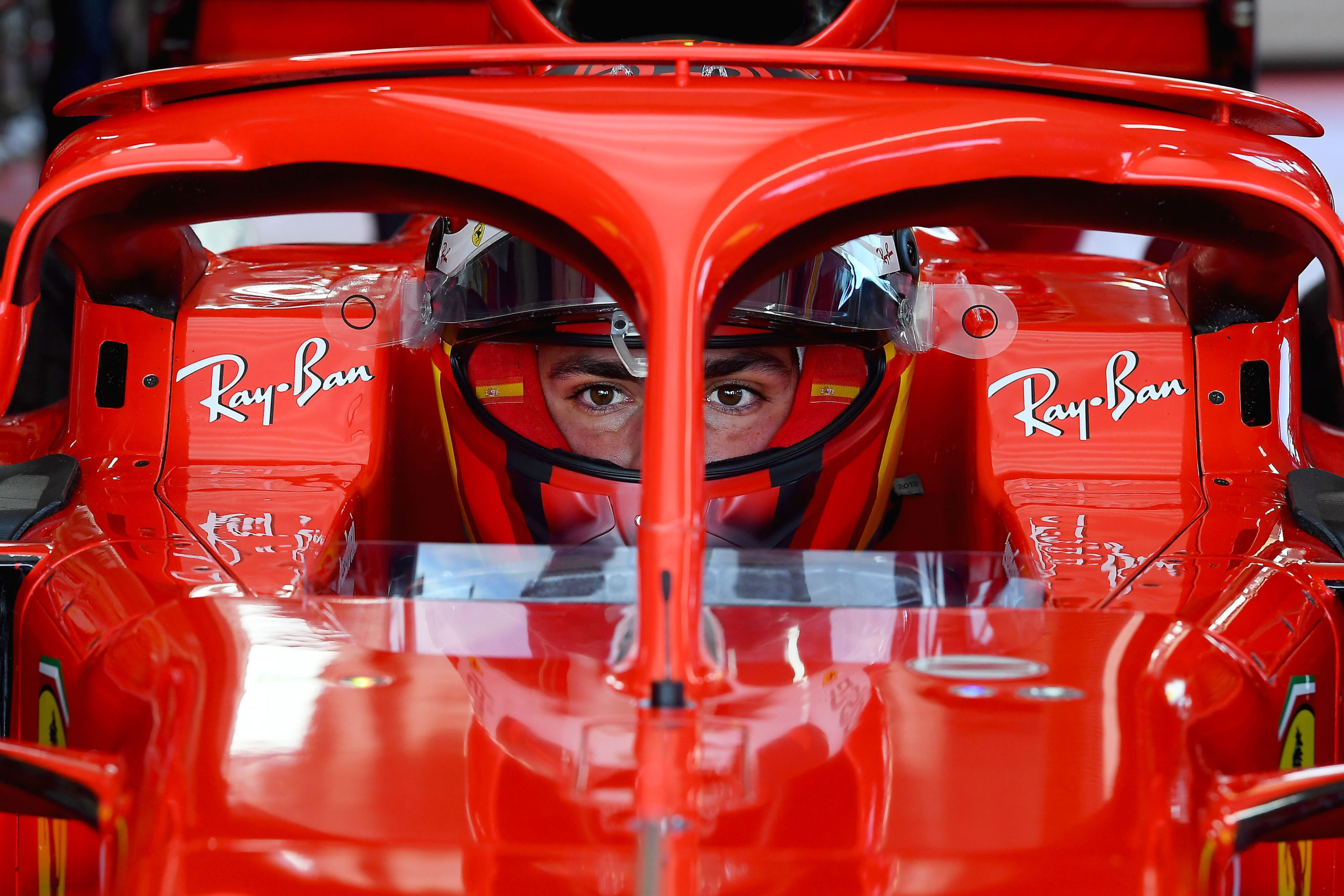 Carlos Sainz makes his debut with Ferrari at Fiorano