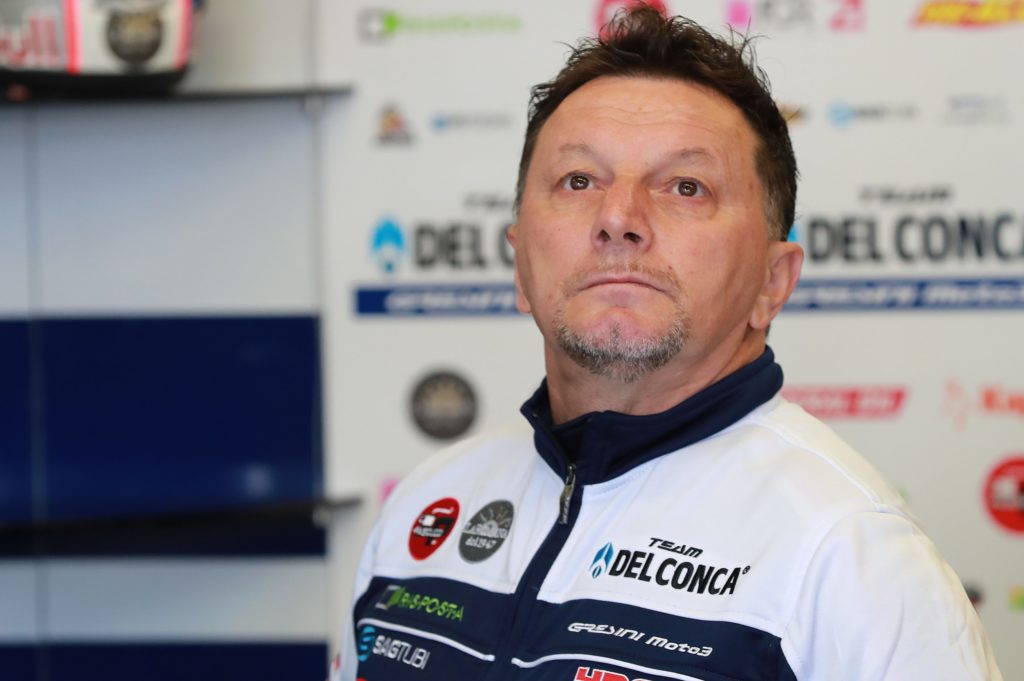 gresini boss condition improving after being placed in a medically induced coma