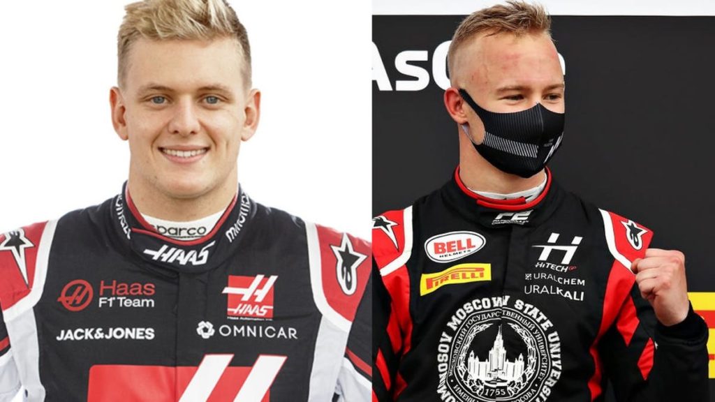 mazepin to schumacher: we are not friends, i don’t care about his name