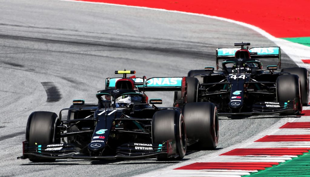 mercedes technical director says hamilton and bottas failed to utilise the das party trick