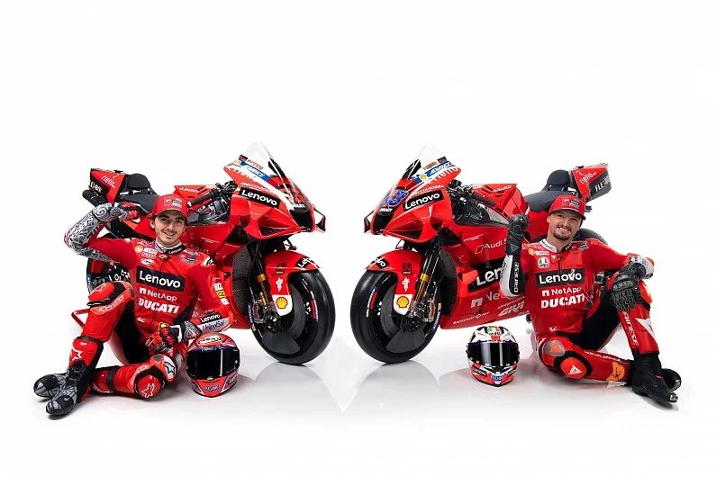 Ducati presents the 2021 MotoGP bikes with Miller and Bagnaia 1