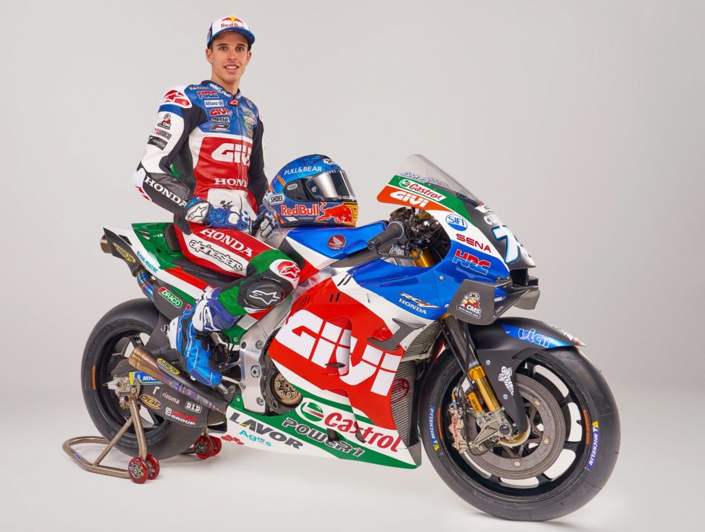lcr honda unveils 2021 motogp bike with alex marquez