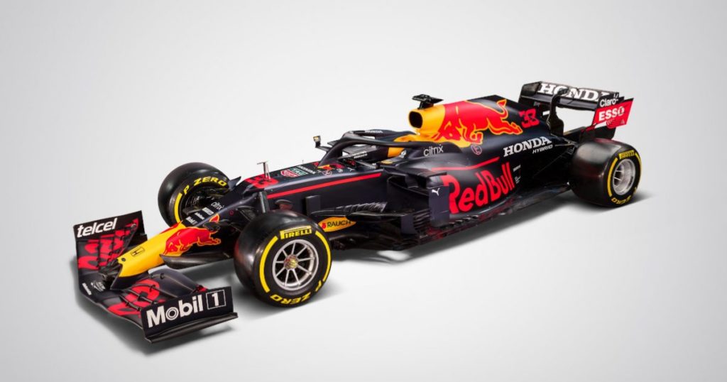 red bull reveals their 2021 f1 car, the rb16b