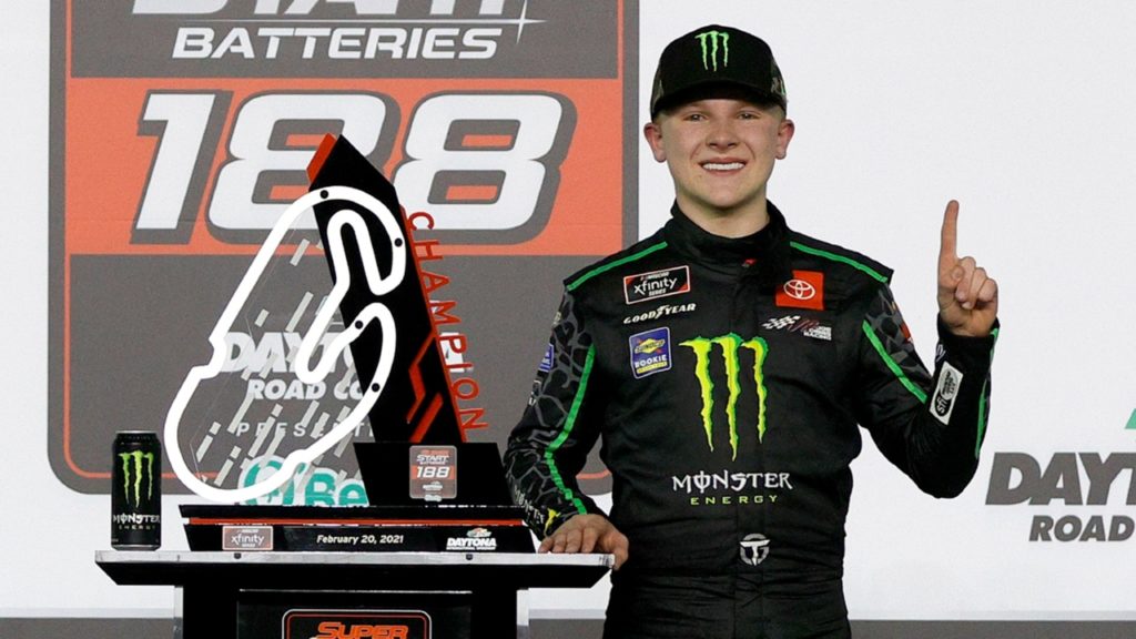 ty gibbs wins daytona xfinity series in his debut