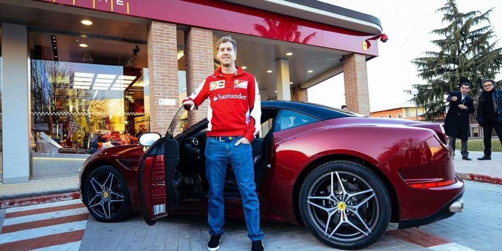 vettel puts up his supercar collection for sale
