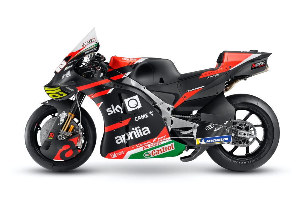 aprilia reveals their 2021 motogp contender with savadori and espargaro