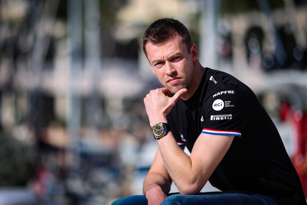 daniil kvyat joins alpine as reserve driver