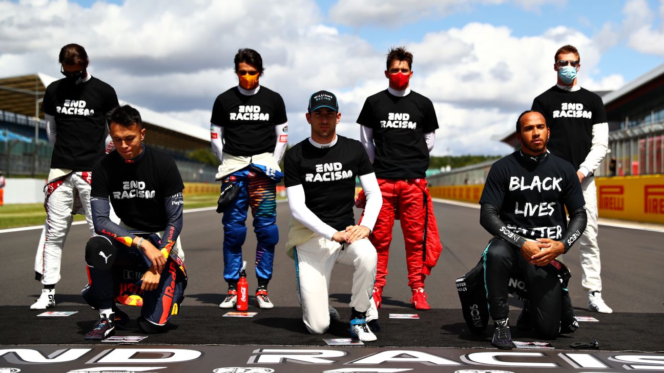 F1 drivers will not be wearing 'end racism' t-shirts for 2021 season
