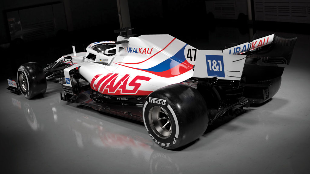haas fires up the vf-21 ahead of bahrain test