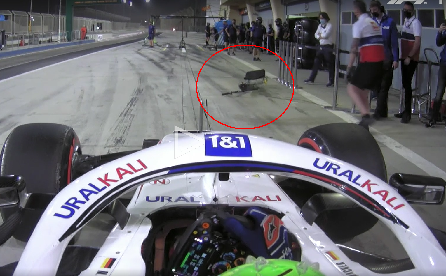 mick schumacher recounts bahrain pit lane incident