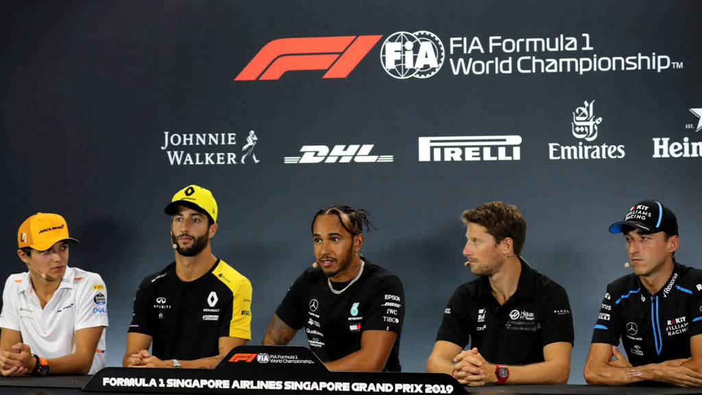 a new twist for press confrence briefing for imola as driver combinations are mixed up
