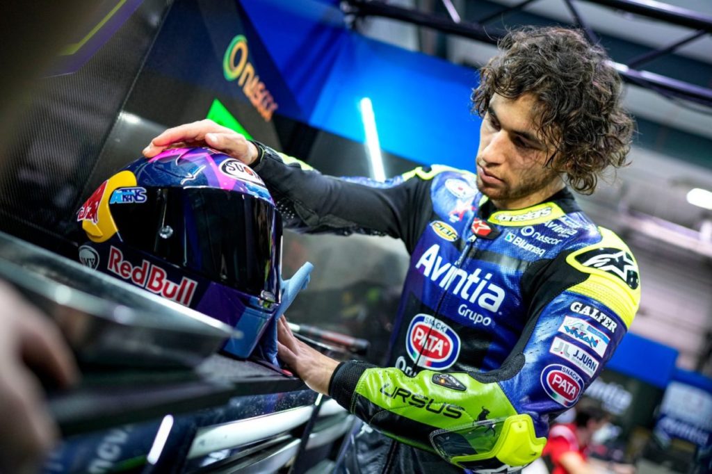 avintia rookie bastianini was blinded by hair in doha gp
