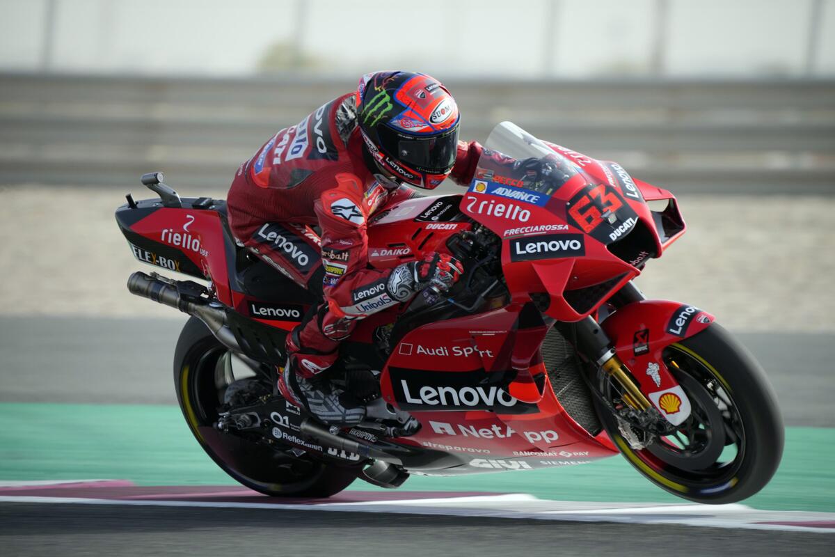 Bagnaia tops Portimao FP2