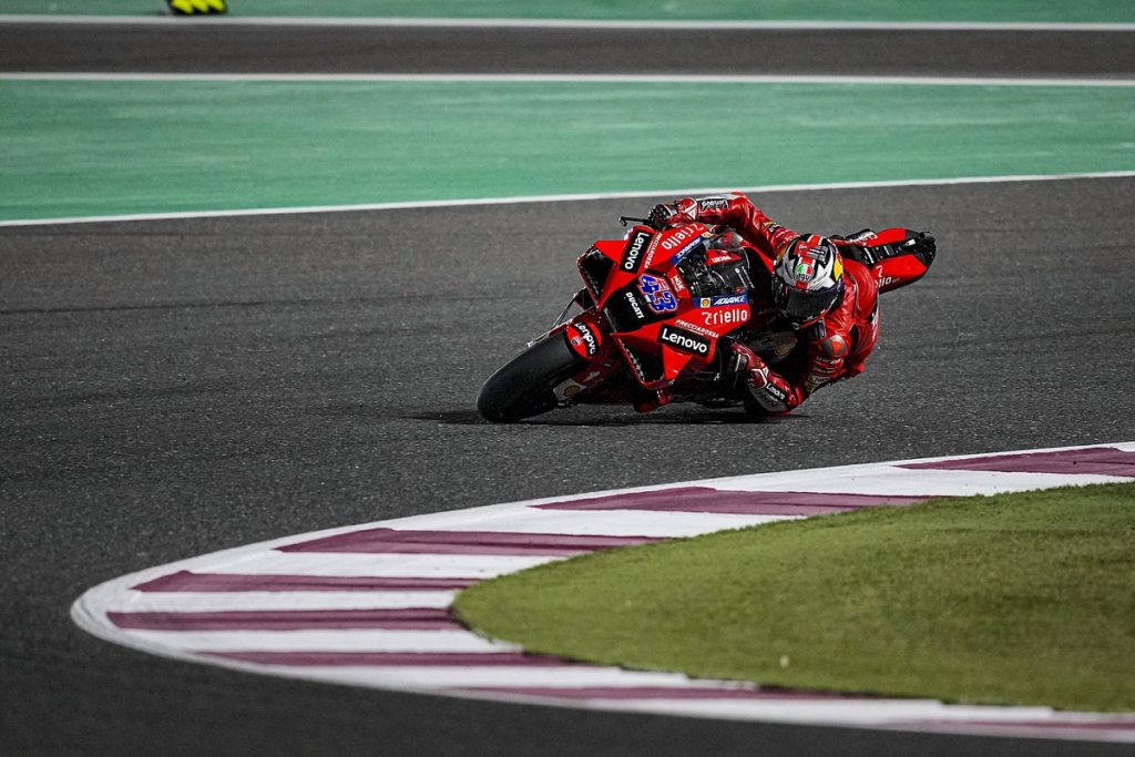 jack miller leads a ducati 1-2-3 at doha motogp fp2