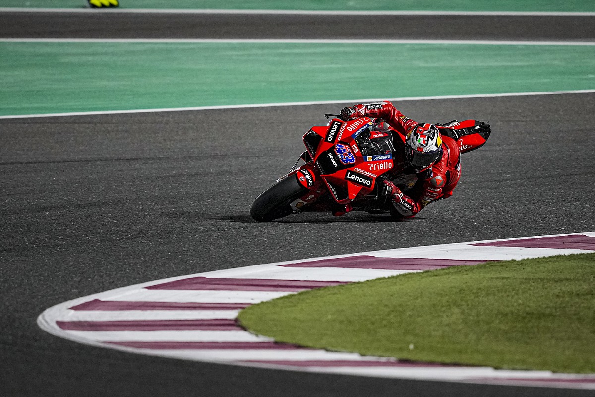 Jack Miller leads a Ducati 1-2-3 at Doha MotoGP FP2