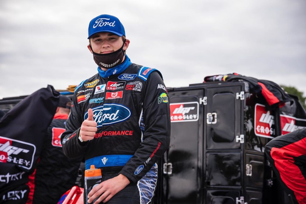 nascar driver taylor gray hospitalised after car crash
