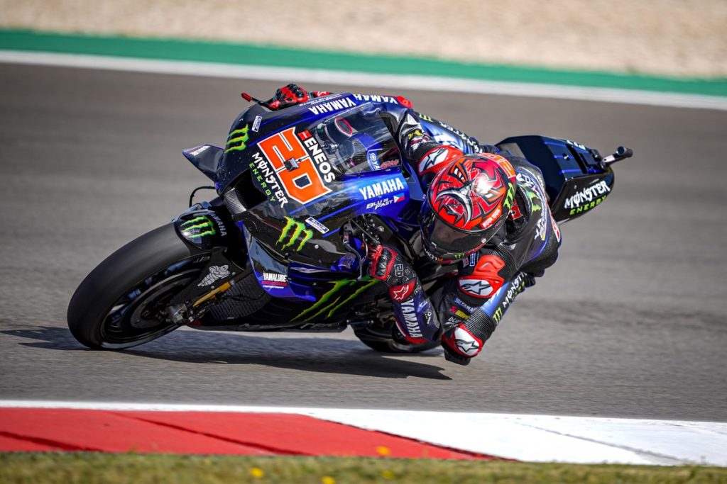 quartararo tops portimao fp3, marquez and mir to contest for q1