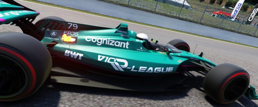aston martin e-sports team embarks on v10-r league playoff