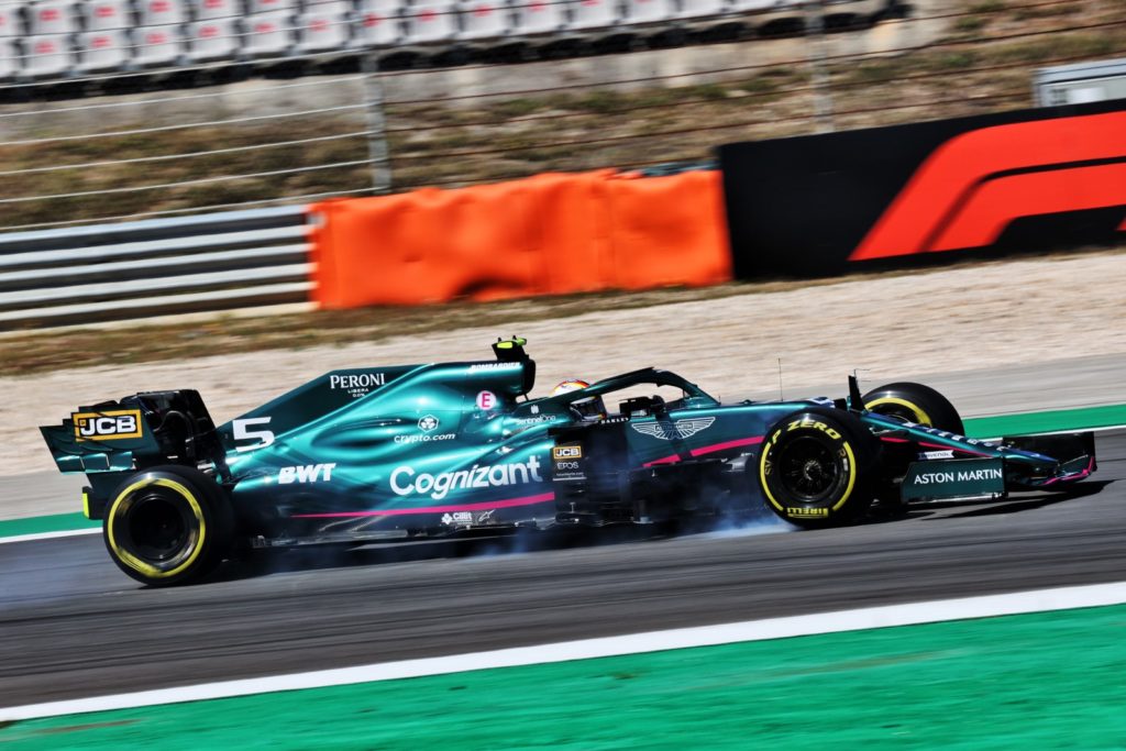 aston martin to race vettel’s amr21 with a new update in barcelona
