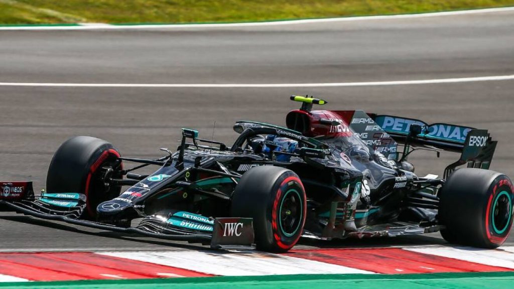 bottas tops portimao qualifying as hamilton finishes second, verstappen third